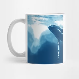 flying whale Mug